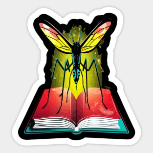 Mosquito Reads Book Sticker
